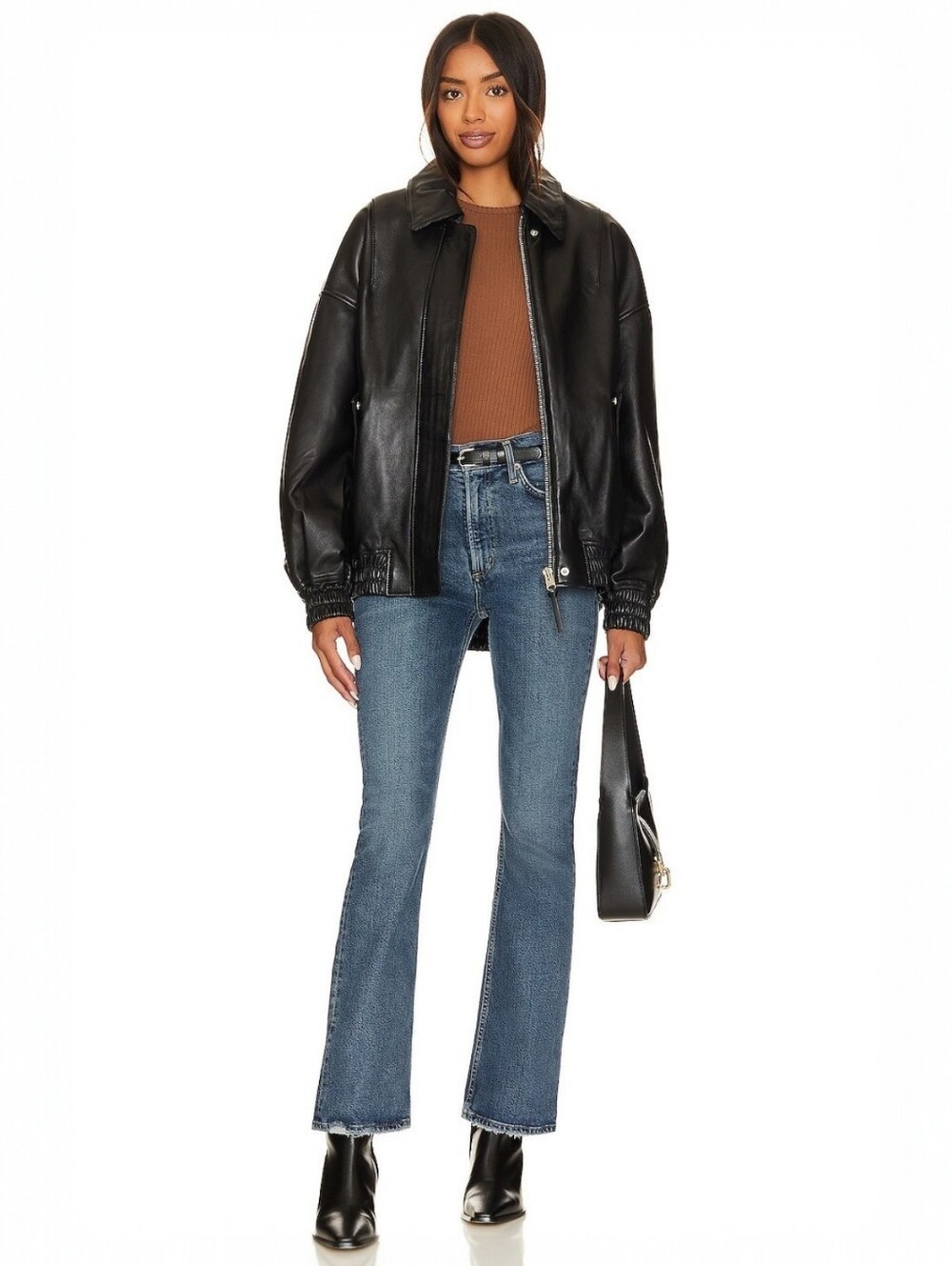 AGOLDE Nico High Rise Slim Boot Jeans In Captivate 32